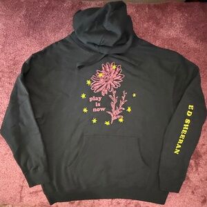 ed sheeran Play Flower hoodie black Size XL